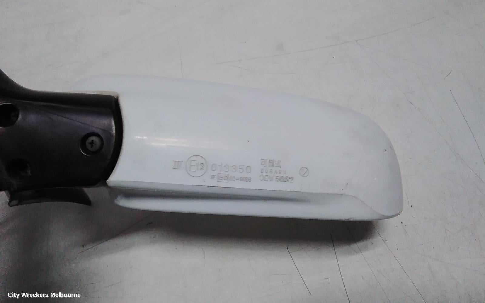 SUBARU LIBERTY LEFT DOOR MIRROR, 3RD GEN, COLOUR CODED, OEW 5092, 10/1998 - 06/2002 - Image 2