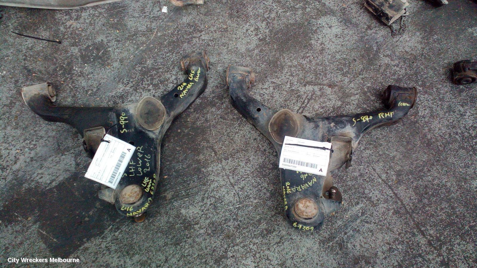 NISSAN NAVARA RIGHT FRONT LOWER CONTROL ARM, NP300, 09/2015 - 11/2020 - Image 2