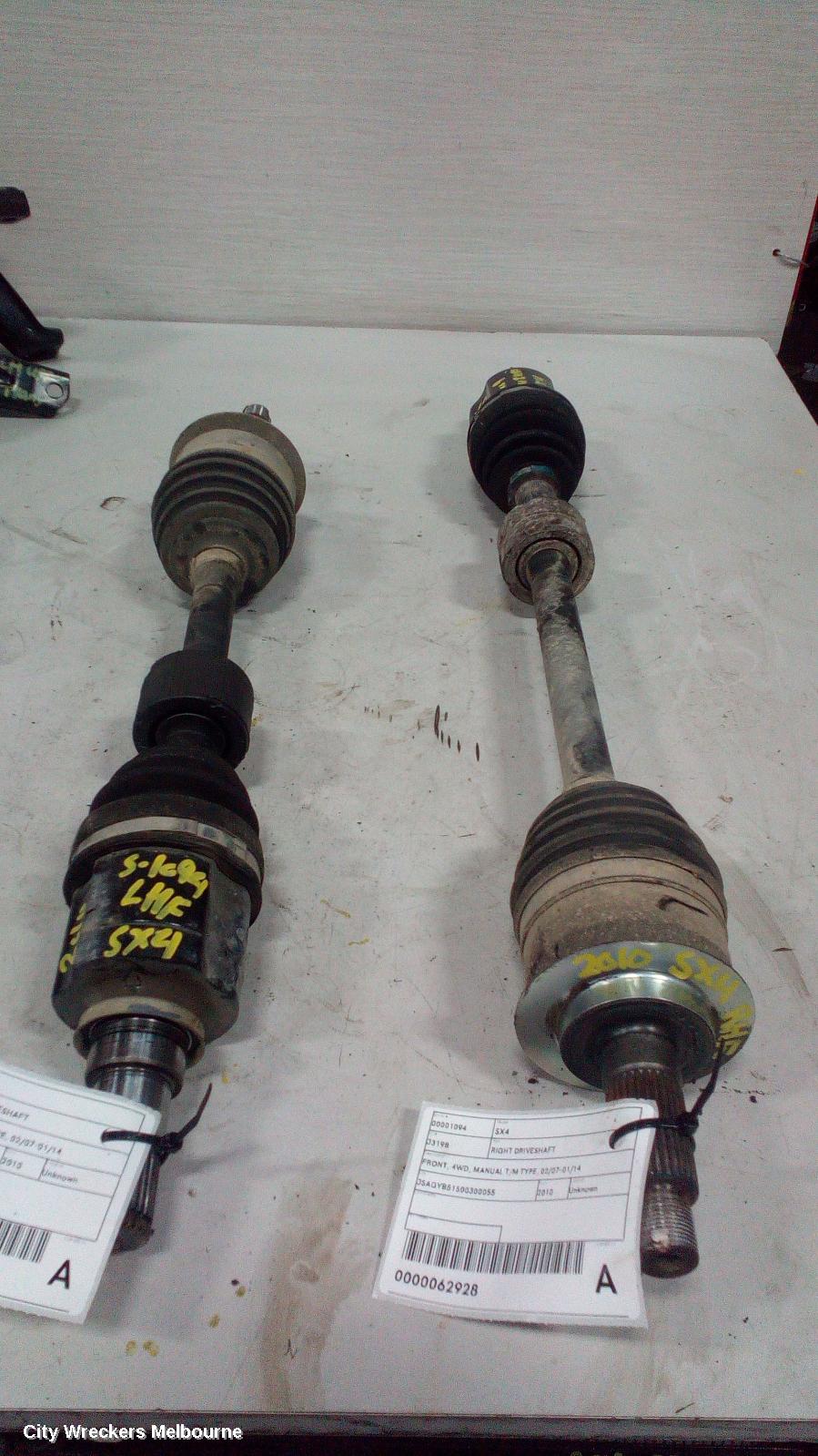 SUZUKI SX4 RIGHT DRIVESHAFT, FRONT, 4WD, J20B, MANUAL T/M, 6 SPEED, 01/2010 - 01/2014 - Image 3