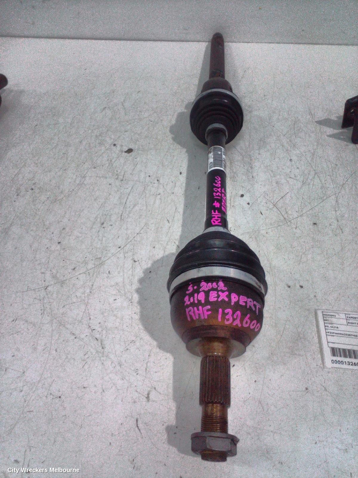 PEUGEOT EXPERT RIGHT DRIVESHAFT, K0, 04/2018 ONWARDS - Image 1