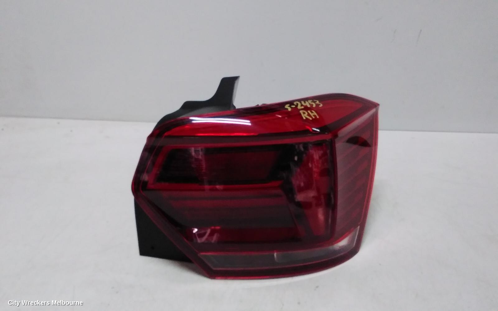 VOLKSWAGEN POLO RIGHT TAILLIGHT, AW, NON LED TYPE, 09/2017 - 01/2022 - Image 1