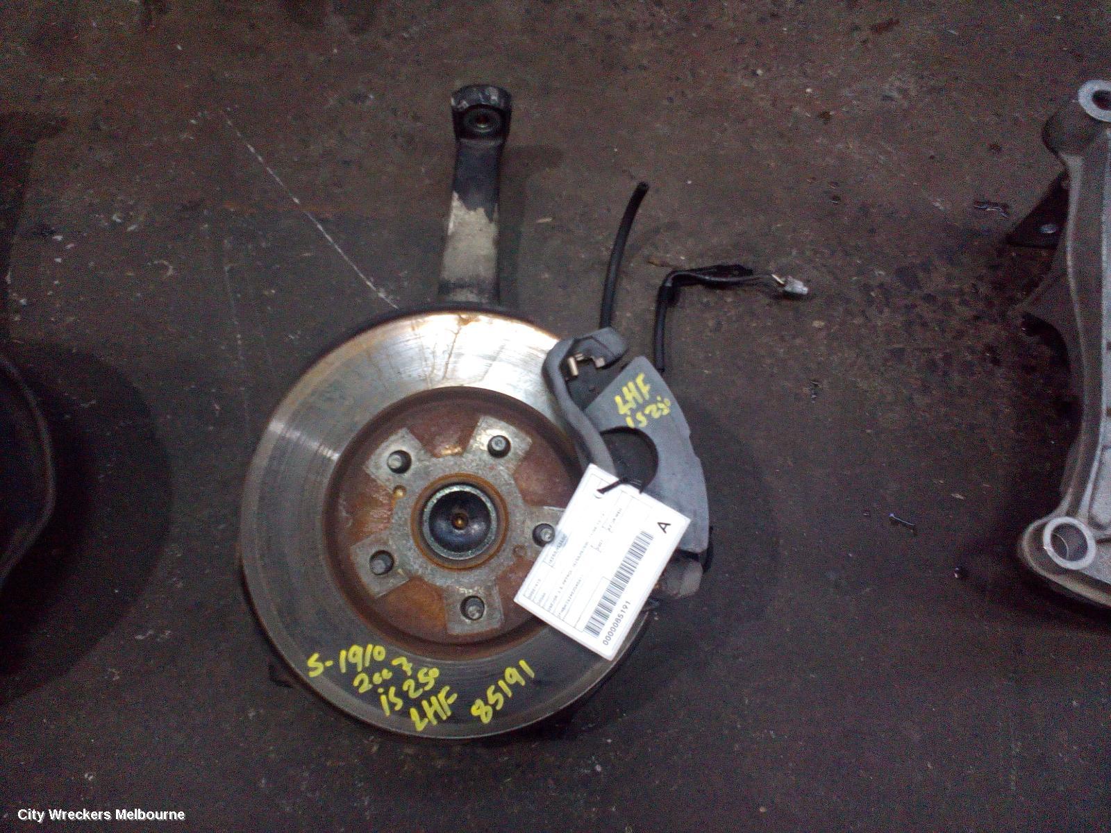 LEXUS IS250/IS250C LEFT FRONT HUB ASSEMBLY, GSE20R, 2.5, PETROL, IS250/IS250C, 11/2005 - 12/2014 - Image 2