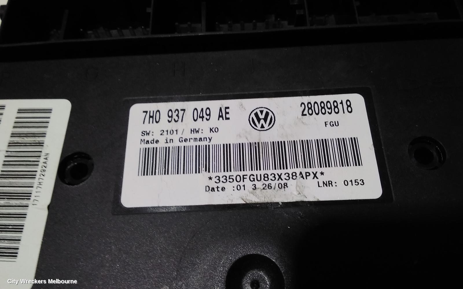 VOLKSWAGEN TRANSPORTER ECU, BCM, P/N 7H0937049AE, T5, 08/2004 - 02/2010 - Image 2