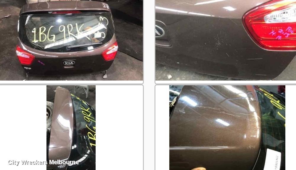 KIA RIO BOOTLID/TAILGATE, TAILGATE, UB, HATCH, 08/2011 - 11/2016 - Image 1