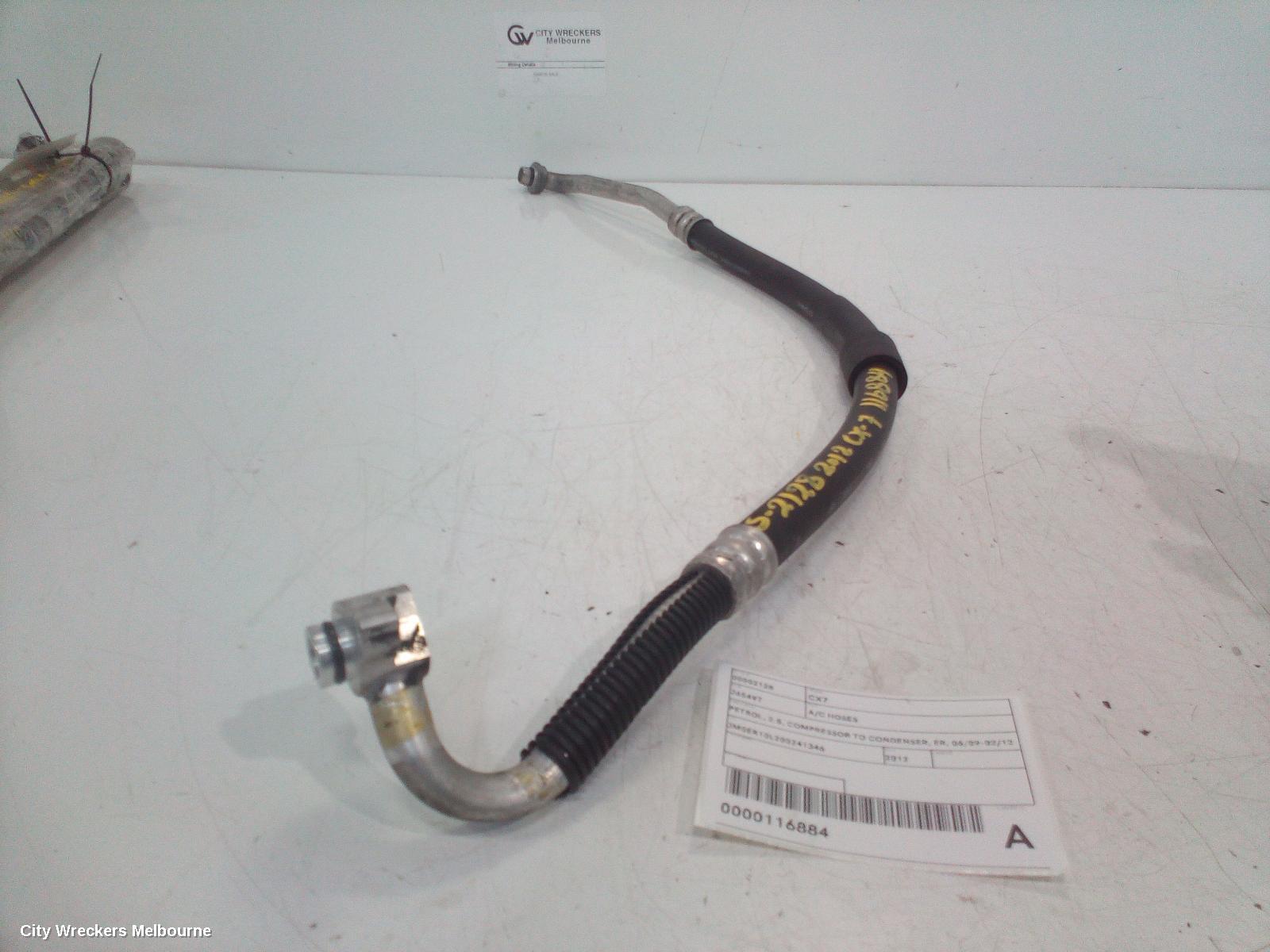 MAZDA CX7 A/C HOSES, PETROL, 2.5, COMPRESSOR TO CONDENSER, ER, 06/2009 - 02/2012 - Image 1