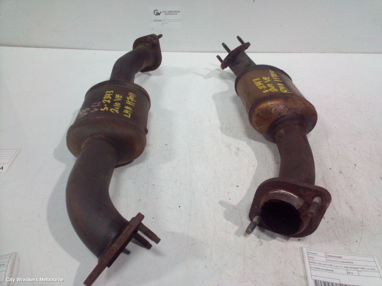 HOLDEN COMMODORE CATALYTIC CONVERTER, UNDER CAR-CAT TYPE, 3.6, LLT, NON SENSOR TYPE, LH SIDE, VE, 08/2009 - 04/2013 - Image 3