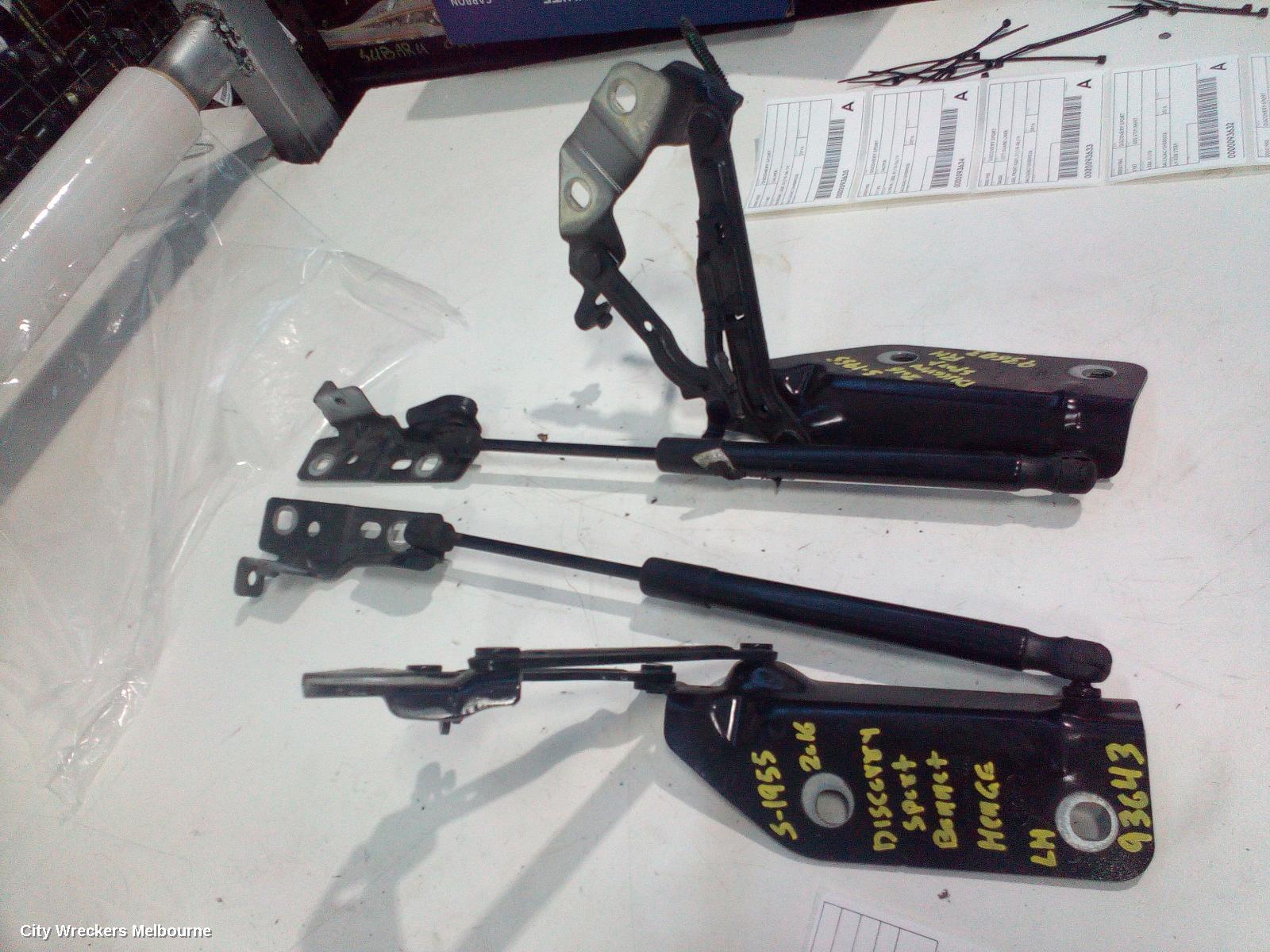 LAND ROVER DISCOVERY SPORT BONNET HINGE/STRUT, HINGES (PAIR), L550, 01/2015 - 06/2019 - Image 2