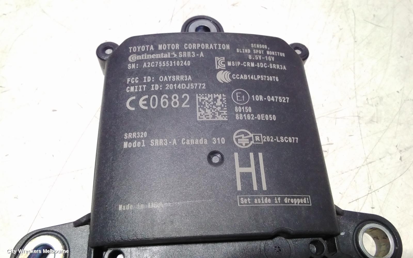 TOYOTA KLUGER, BLIND SPOT DETECTION (RH/LH SIDE), GSU50/GSU55, 12/2013 - 02/2021, LHS BLIND SPOT MODULE: 107177 - Image 2