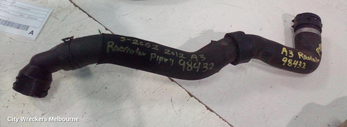 AUDI A3 WATER PIPES/OUTLETS, 8P, 06/2004 - 02/2013 - Image 1