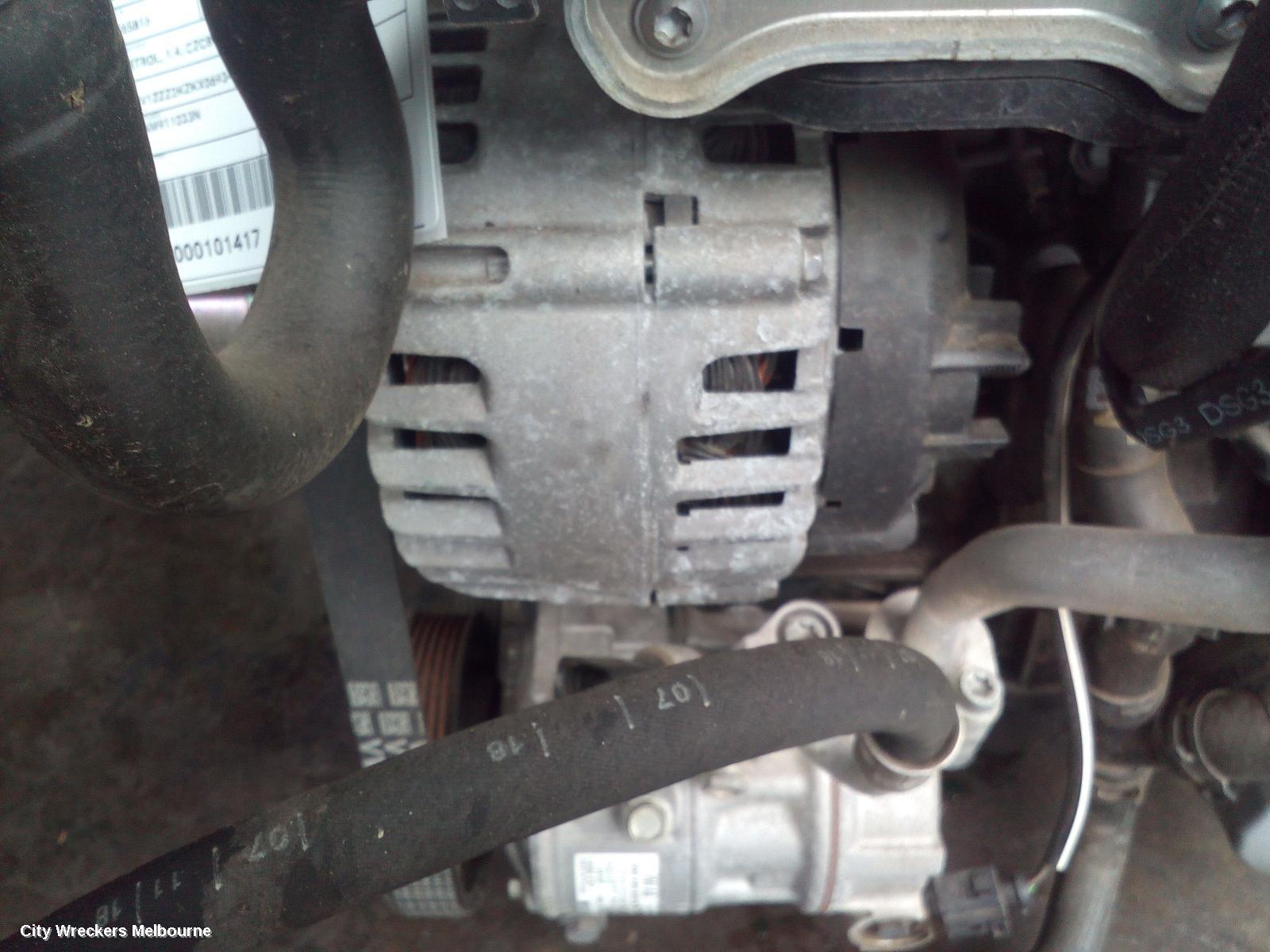 VOLKSWAGEN CADDY ALTERNATOR, PETROL, 1.2/1.4, VALEO 140AMP, 2KN, 07/2015 - 02/2021 - Image 2