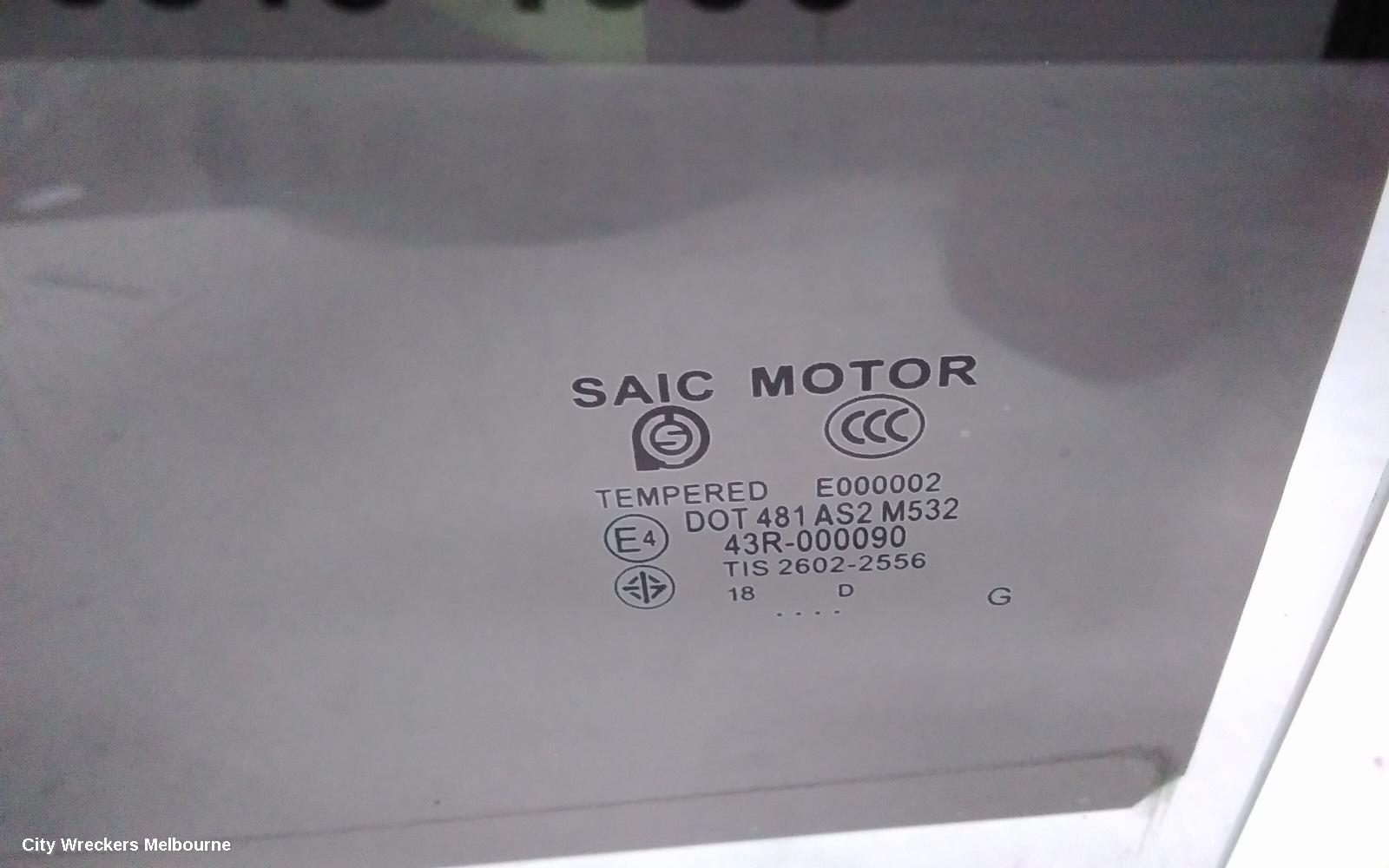 MG GS LEFT REAR DOOR WINDOW, SAS2, 09/2016 - 08/2019 - Image 3