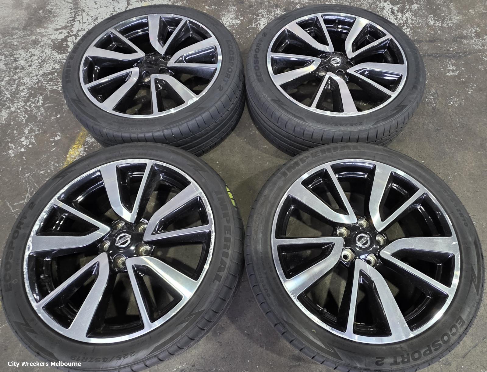 NISSAN XTRAIL WHEEL MAG, FACTORY, 5 V SPOKE, 19X7IN, T32, 02/2017 - 07/2022 - Image 1