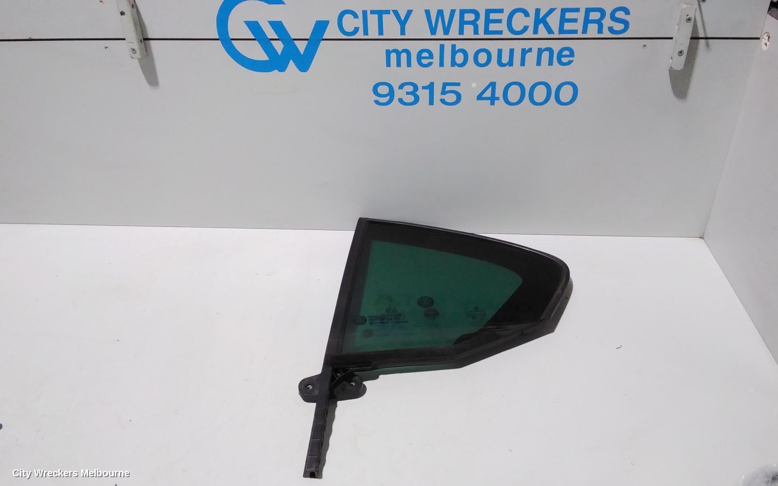 VOLKSWAGEN PASSAT LEFT REAR 1/4 DOOR GLASS, B8/MK7, 06/2015 - 05/2023 - Image 1