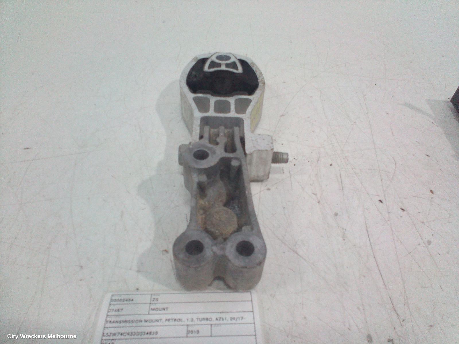 MG ZS MOUNT, TRANSMISSION MOUNT, PETROL, 1.0, TURBO, AZS1, 09/2017 ONWARDS - Image 1