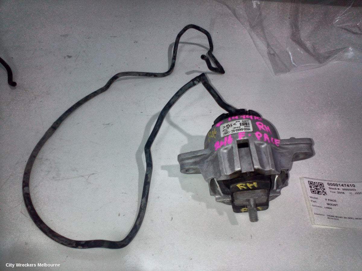 JAGUAR F PACE MOUNT, ENGINE MOUNT (RH SIDE), DIESEL, 2.0, TURBO, X761, 02/2016 - 10/2020 - Image 1