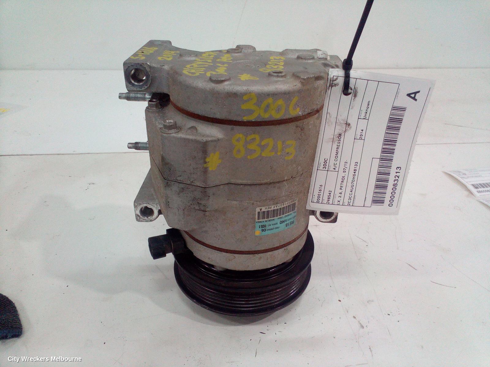 CHRYSLER 300C A/C COMPRESSOR, LX, 3.6, PETROL, HALLA BRAND, 05/2012 - 12/2014 - Image 3
