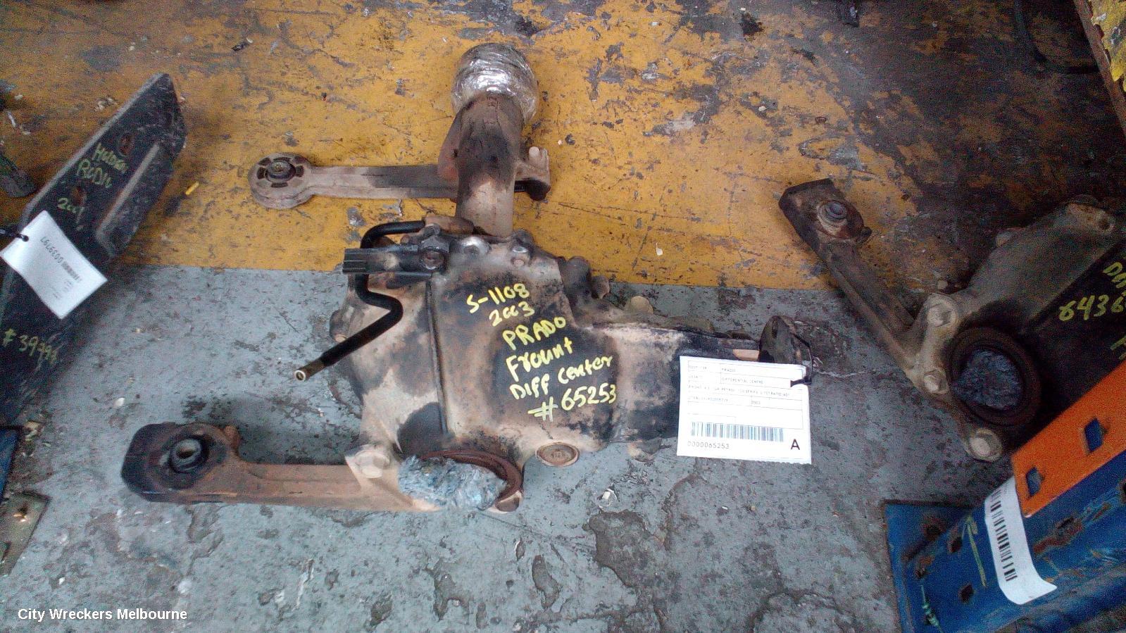 TOYOTA PRADO DIFFERENTIAL CENTRE, FRONT, 4.0, 1GR, PETROL, 120 SERIES, 3.727 RATIO (A01..), 02/2003 - 10/2009 - Image 1