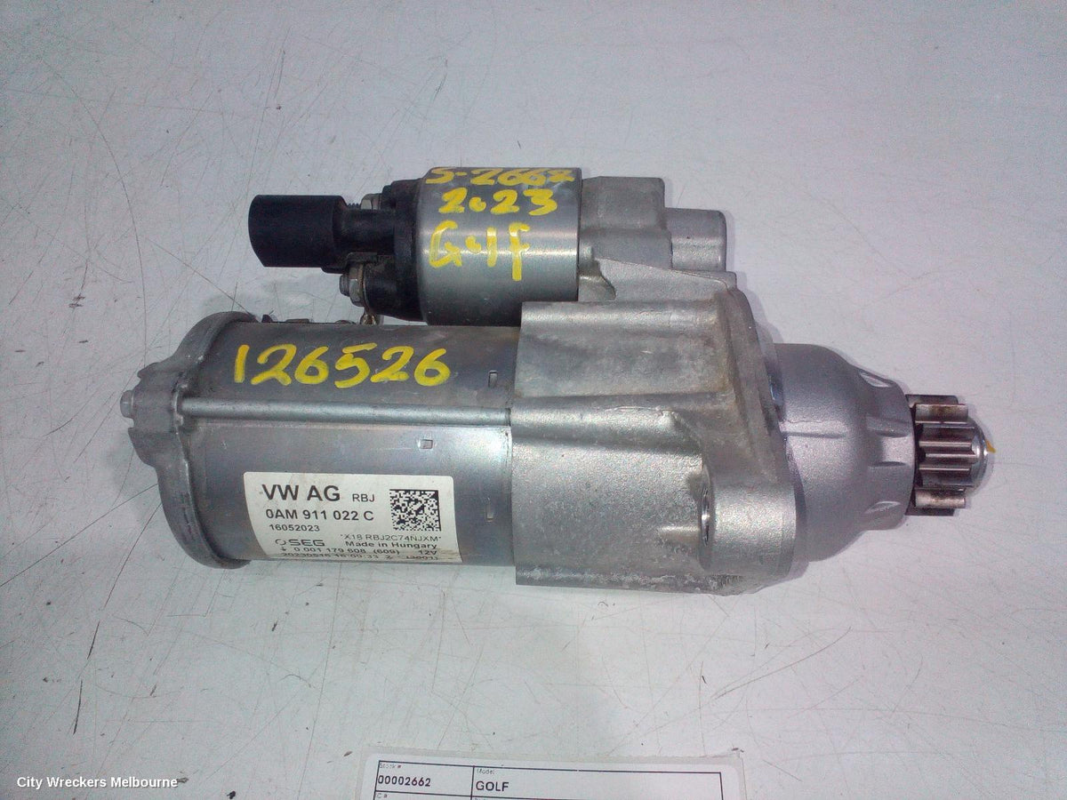 VOLKSWAGEN GOLF STARTER, GEN 8, PETROL, 1.4, TURBO, DJKA CODE, DENSO, 1.1KW, 09/2020 ONWARDS - Image 1