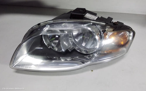 AUDI A4 LEFT HEADLAMP, B7, A4, HALOGEN, AMBER INDICATOR TYPE, 08/2004 - 07/2009 - Image 1