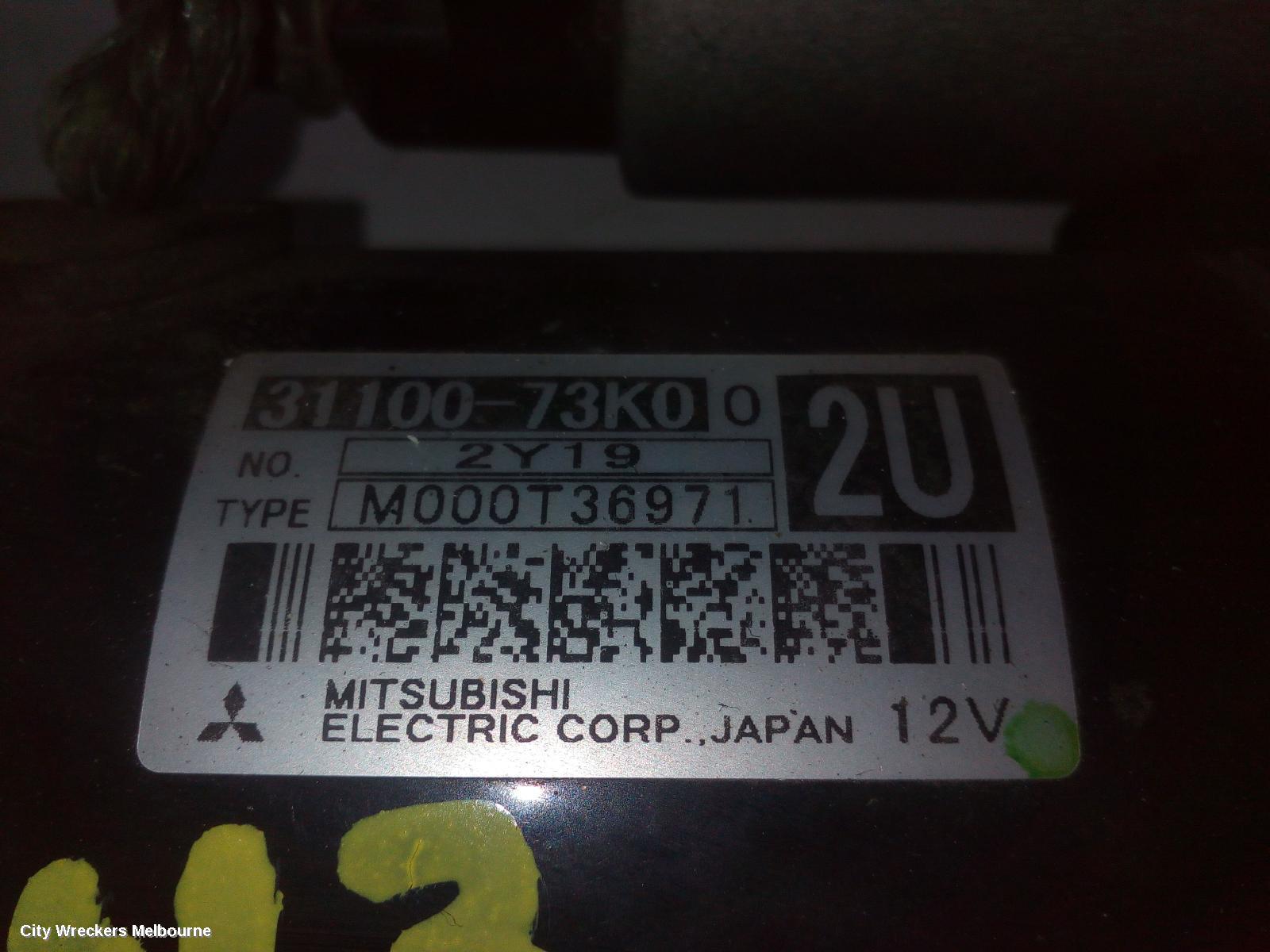 SUZUKI SWIFT STARTER, PETROL, 1.6, M16A, SPORTS, FZ, 08/2010 - 03/2017 - Image 2