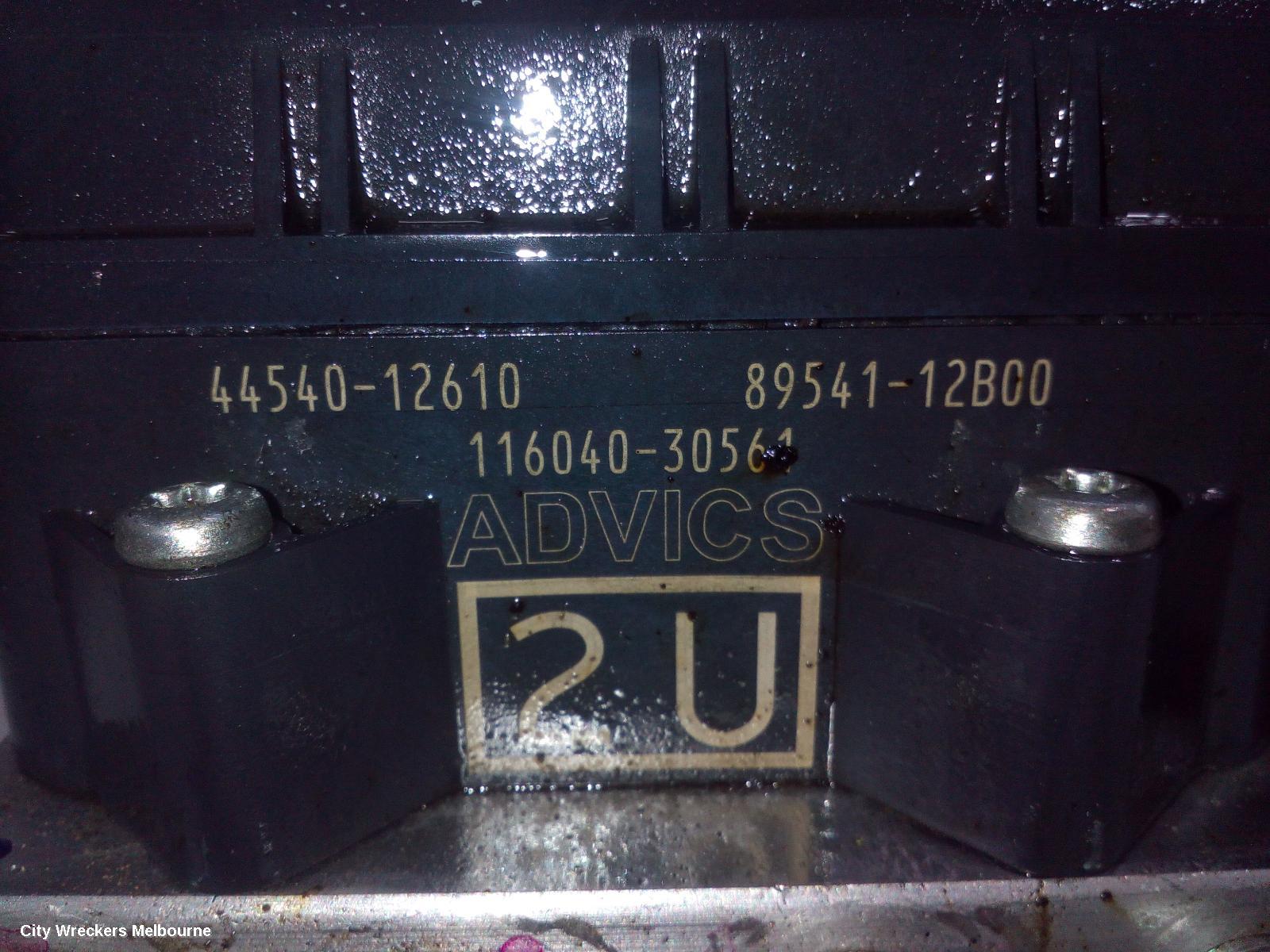 TOYOTA COROLLA ABS PUMP/MODULATOR, ZRE182R, HATCH, NON HYBRID, AUTO T/M, 10/2012 - 03/2015 - Image 2