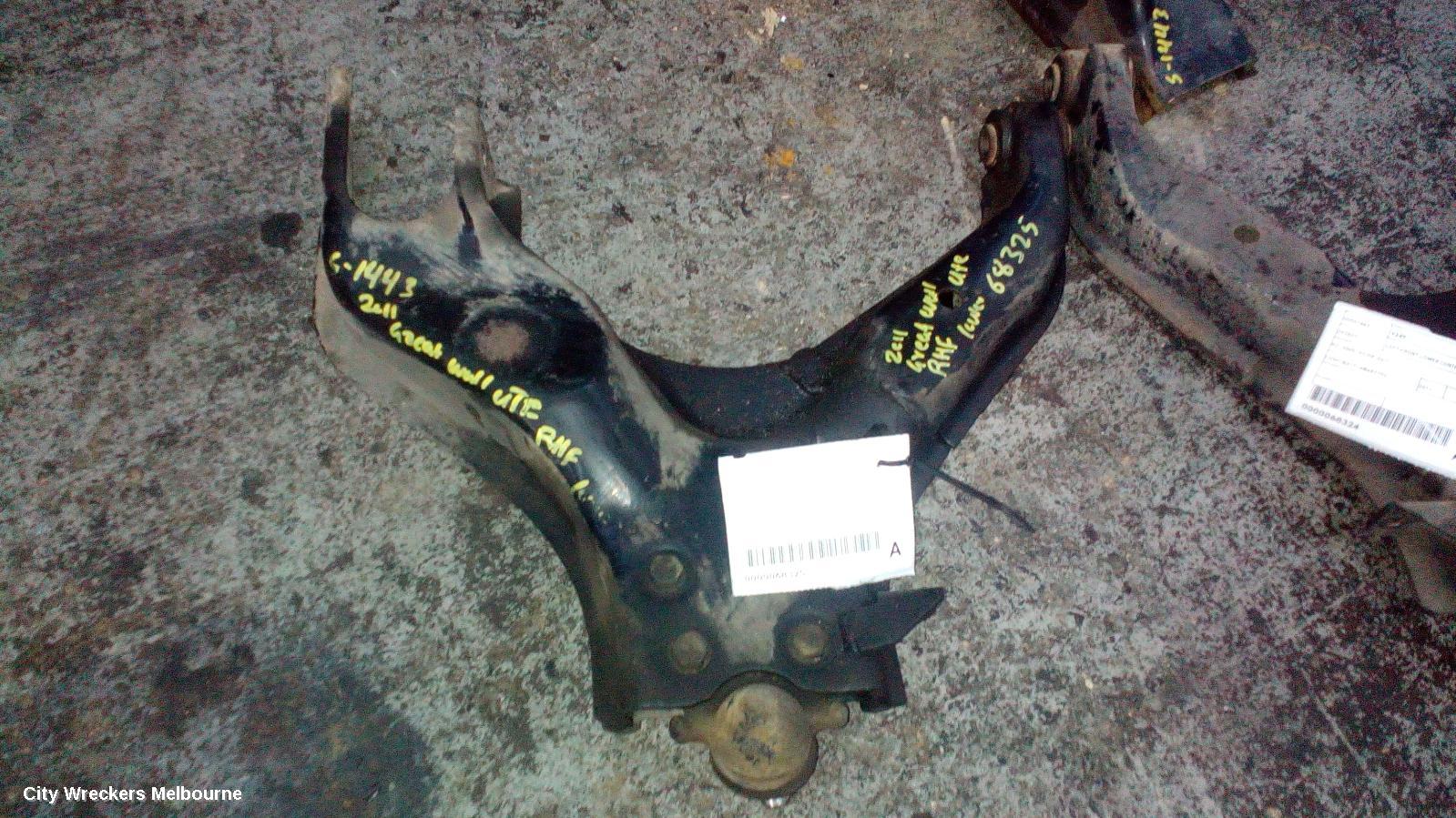 GREAT WALL V200/V240 RIGHT FRONT LOWER CONTROL ARM, K2, 2WD, 07/2009 - 03/2011 - Image 1