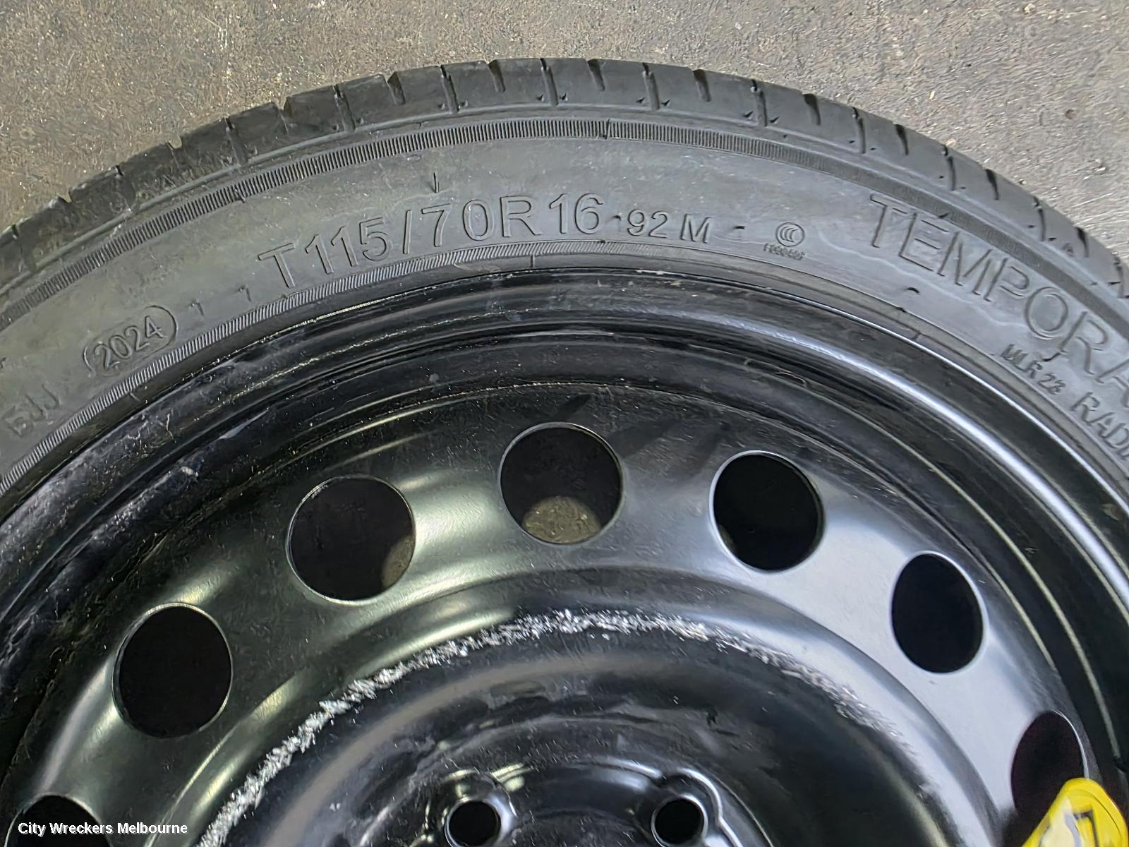VOLKSWAGEN GOLF WHEEL STANDARD/STEEL, GEN 8, SPACE SAVER SPARE STEEL, 09/2020 ONWARDS - Image 2