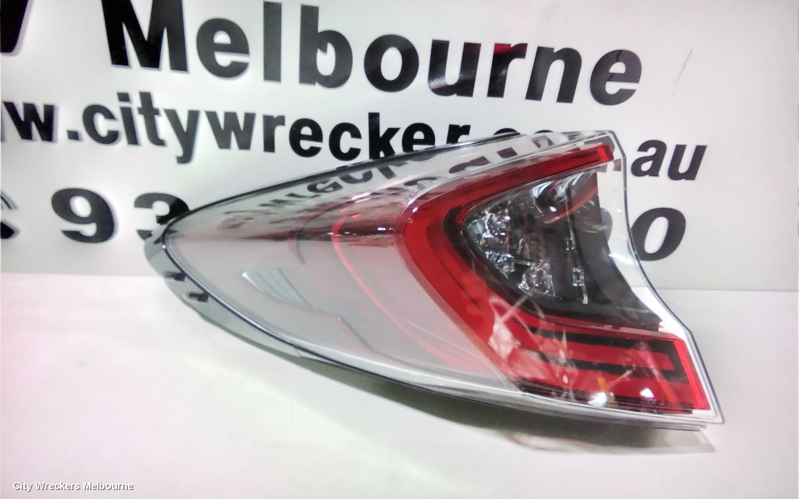 TOYOTA C-HR LEFT TAILLIGHT, GEN 1, LED TYPE, GREY TYPE SURROUND, 12/2016 - 09/2019 - Image 2