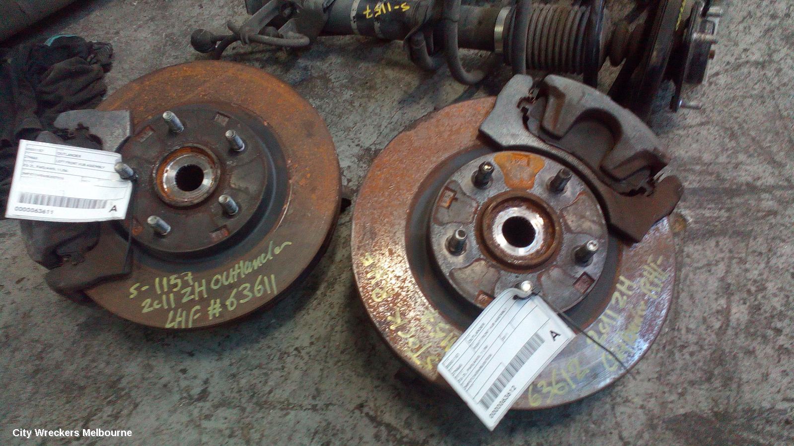 MITSUBISHI OUTLANDER LEFT FRONT HUB ASSEMBLY, ZG-ZL, FWD/AWD, 11/2006 ONWARDS - Image 2