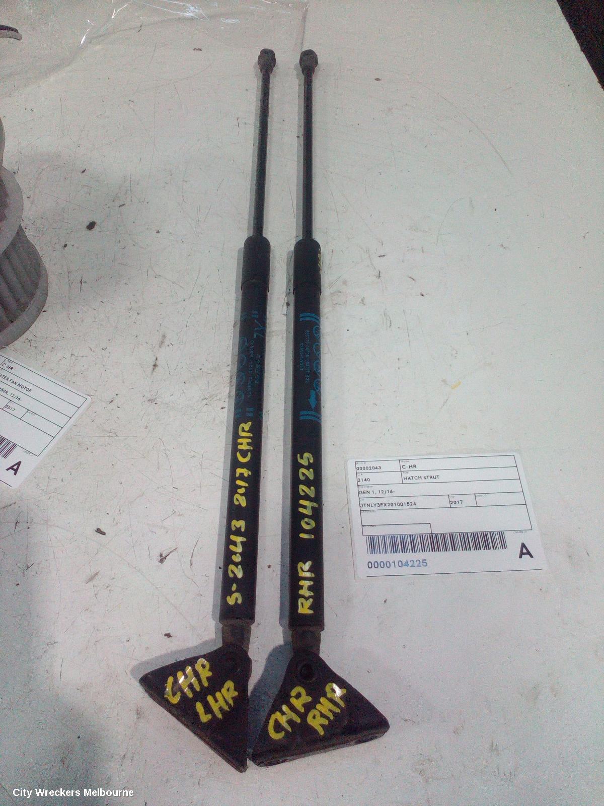 TOYOTA C-HR HATCH STRUT, GEN 1, 12/2016 - 09/2023 - Image 2
