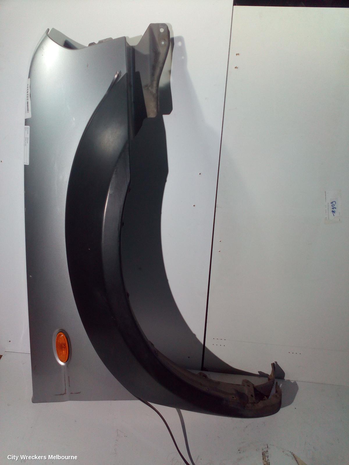 NISSAN NAVARA RIGHT GUARD, D22, FLARED TYPE, 12/2001 - 11/2008 - Image 2