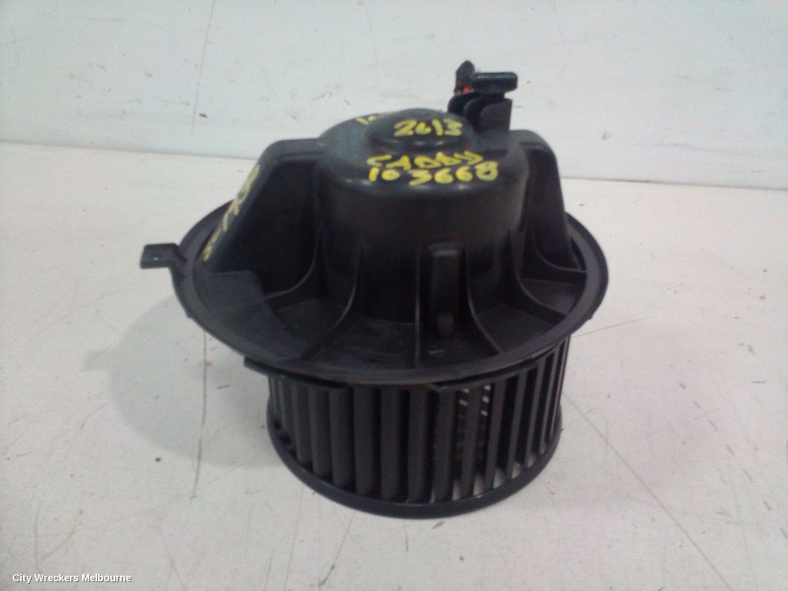 VOLKSWAGEN CADDY HEATER FAN MOTOR, 2K, VALEO P/N 1K2819015,  NON CLIMATE CONTROL TYPE, 12/2004 - 06/2015 - Image 2