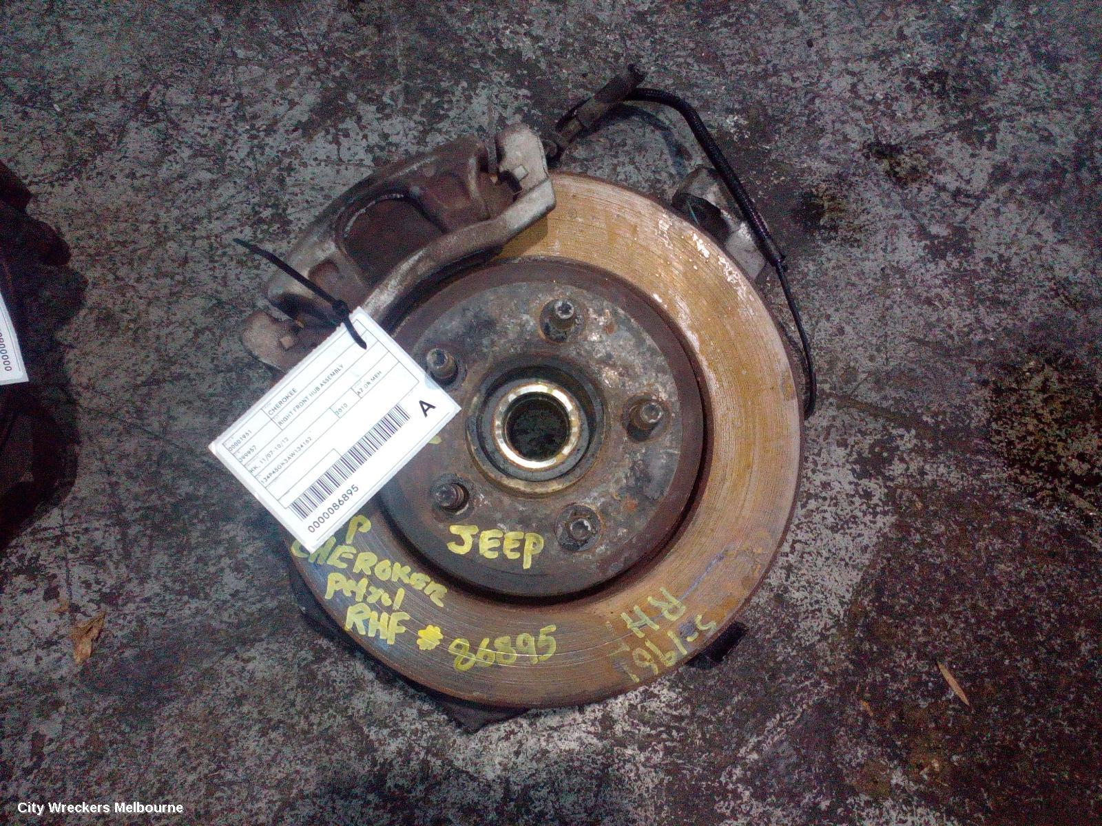 JEEP CHEROKEE RIGHT FRONT HUB ASSEMBLY, KK, 11/2007 - 10/2012 - Image 1