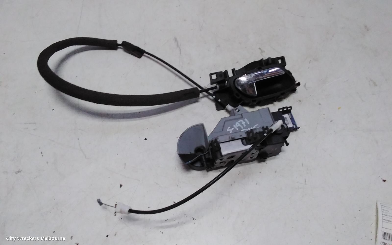 PEUGEOT 308 DOOR/BOOT/GATE LOCK, RIGHT FRONT DOOR LOCK, T7, CABRIO, 07/2009 - 09/2014 - Image 1