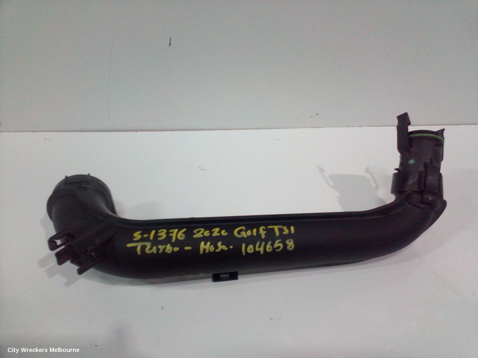 VOLKSWAGEN GOLF, GEN 7, 11/2012 - 08/2020, TURBO HOSE: 104658 - Image 1