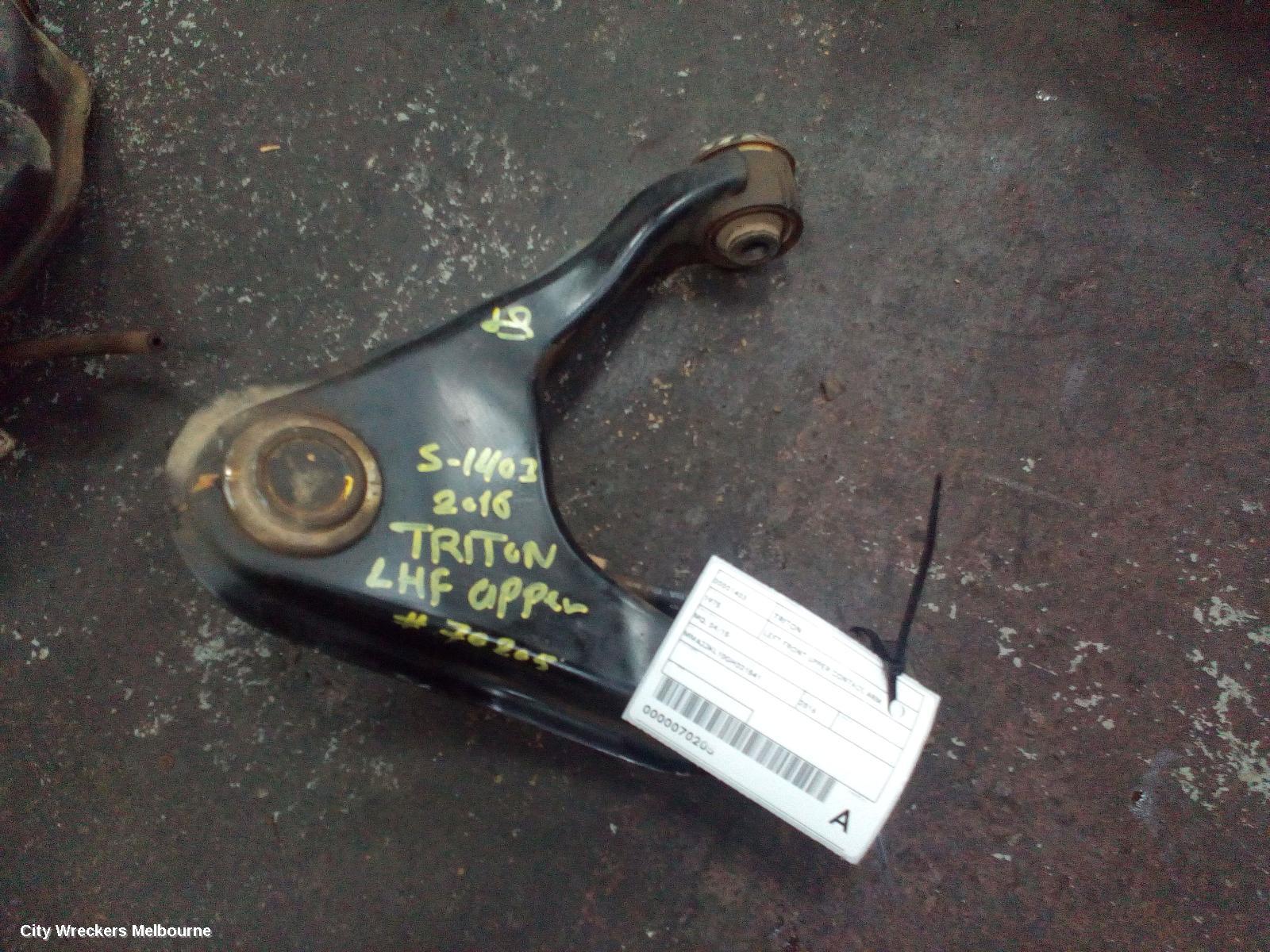 MITSUBISHI TRITON LEFT FRONT UPPER CONTROL ARM, 2WD/4WD, MQ, 04/2015 ONWARDS - Image 1