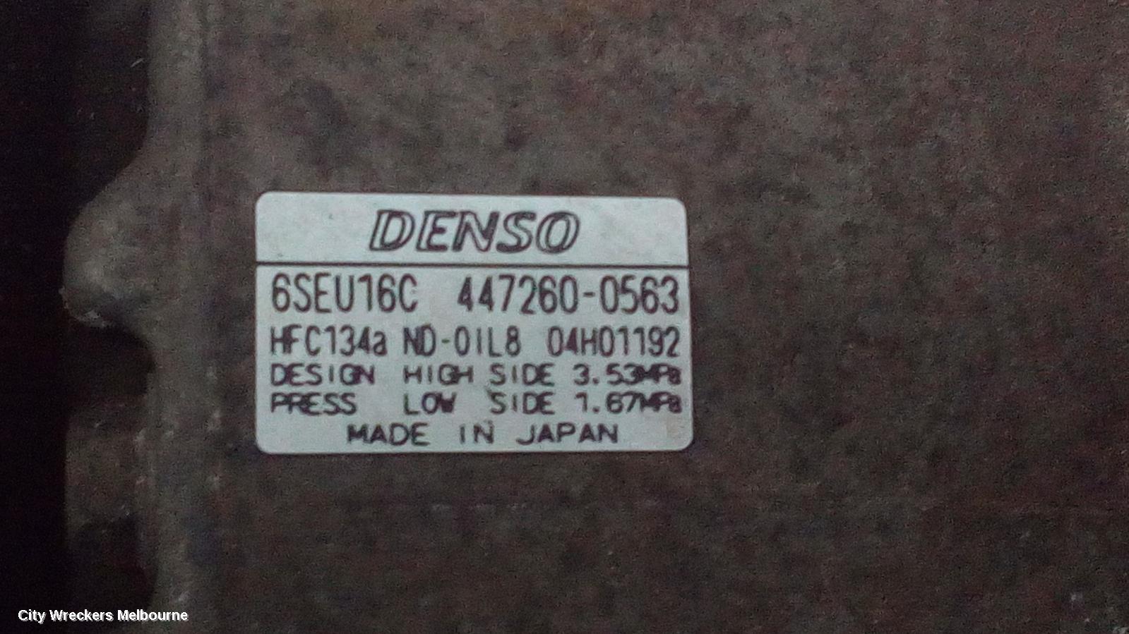 TOYOTA HIACE A/C COMPRESSOR, TRH, 2.7, 2TR-FE, PETROL, 03/2005 - 04/2019 - Image 2