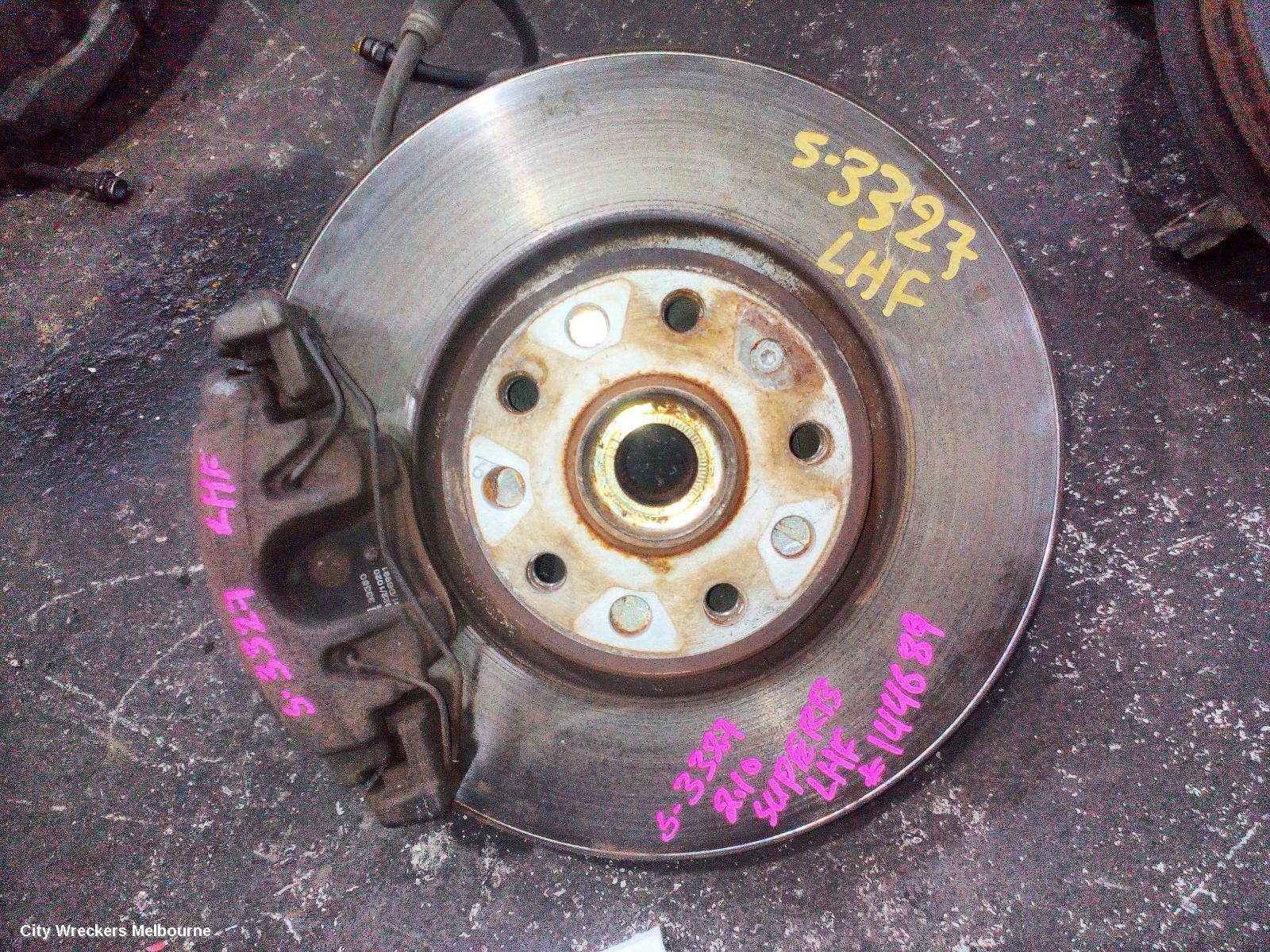 SKODA SUPERB LEFT FRONT HUB ASSEMBLY, FWD, 3T, 03/2009 - 12/2015 - Image 2