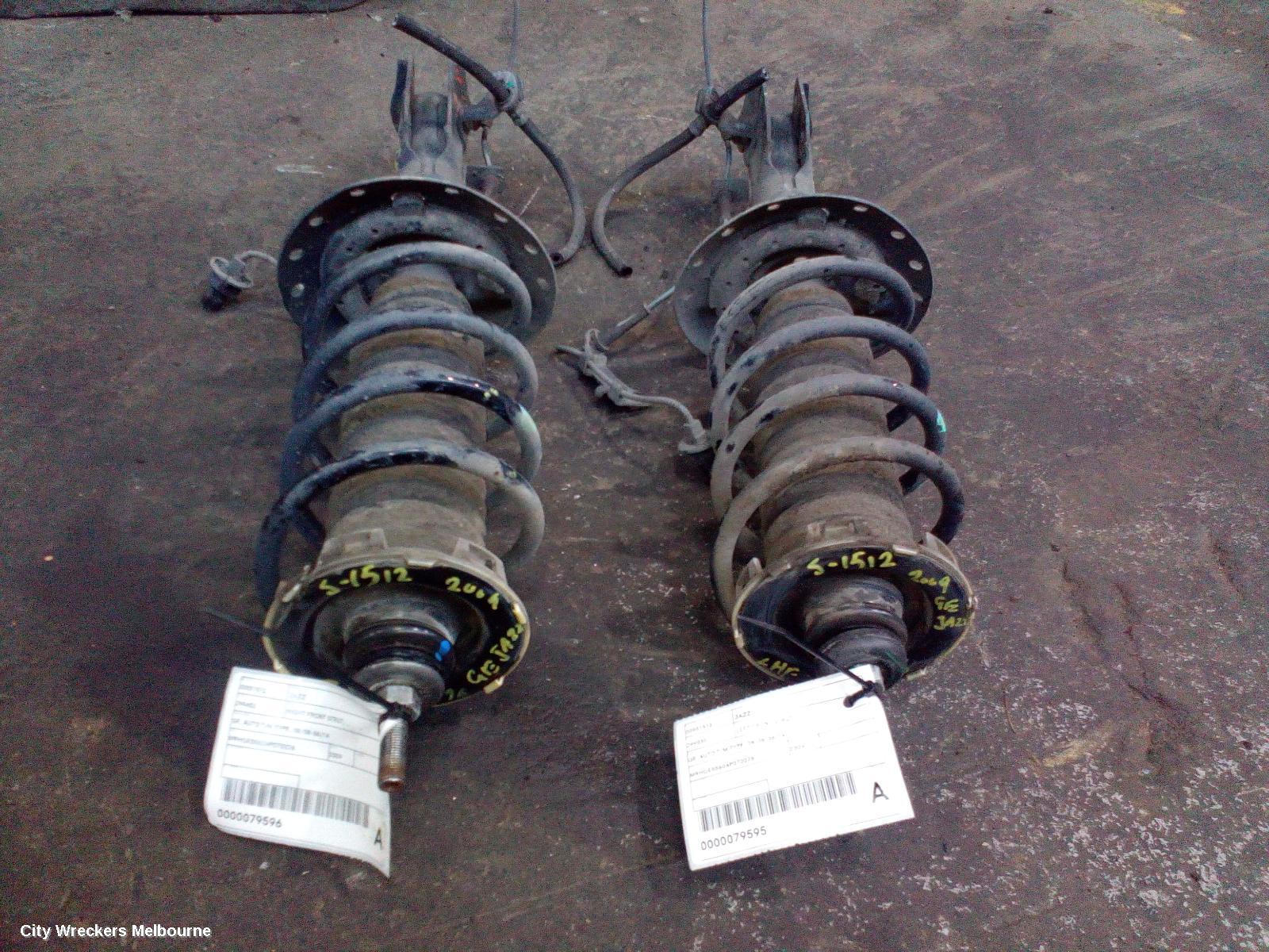 HONDA JAZZ LEFT FRONT STRUT, GE, AUTO T/M TYPE, 08/2008 - 06/2014 - Image 2
