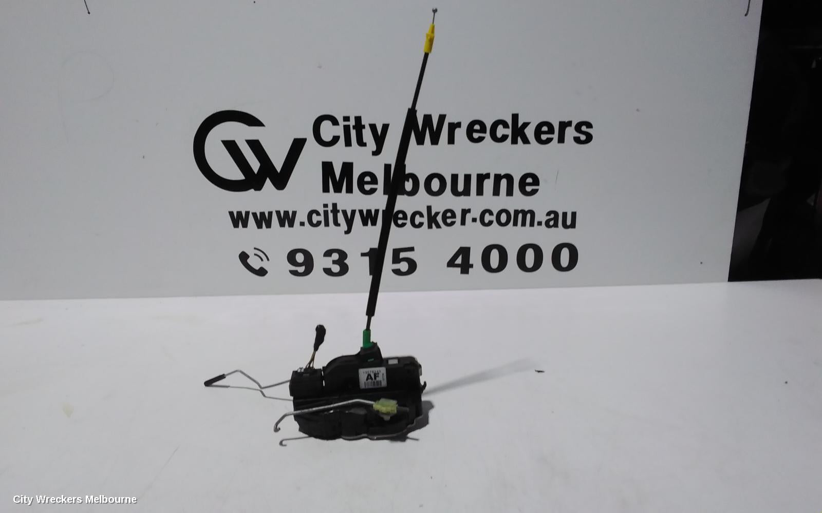 HOLDEN CRUZE DOOR/BOOT/GATE LOCK, RIGHT REAR DOOR LOCK, JG-JH, 03/2009 - 01/2017 - Image 1