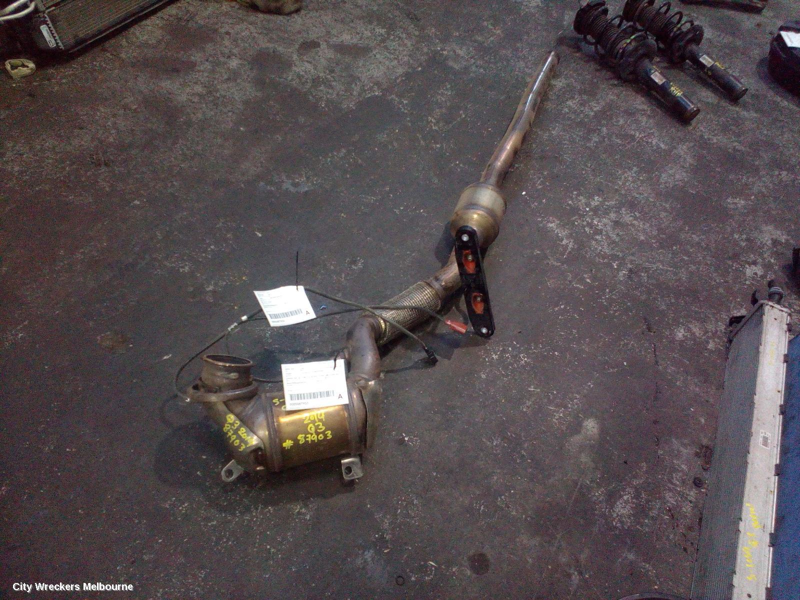 AUDI Q3 CATALYTIC CONVERTER, UNDER CAR-CAT TYPE, 1.4, PETROL, CHPB/CZEA CODE, 8U, 02/2014 - 12/2018 - Image 3