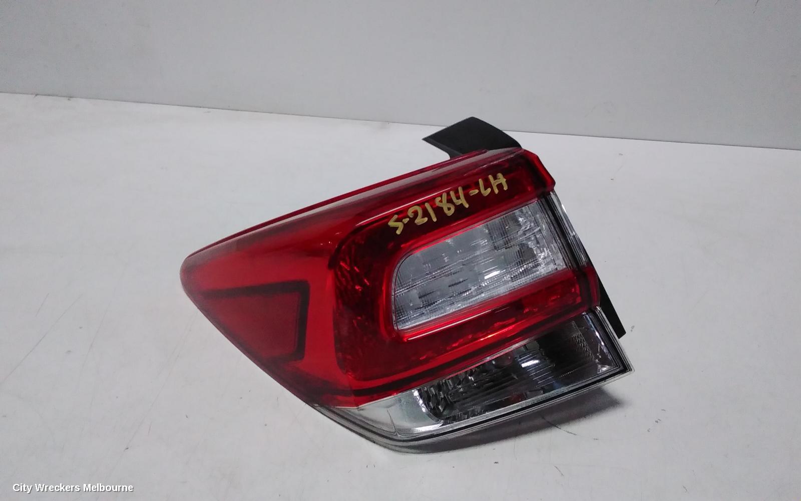 SUBARU XV LEFT TAILLIGHT, W/ CHROME INSERT TYPE, G5X, 03/2017 - 04/2020 - Image 1