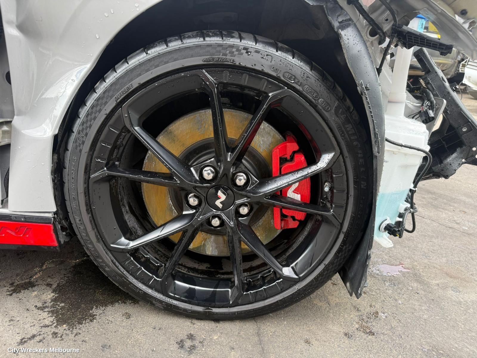 HYUNDAI I30 WHEEL MAG, FACTORY, 19X8IN, 5 V SPOKE, BLACK, CN7, SEDAN (S.KOREA VIN KMHL), 03/2023 ONWARDS - Image 1