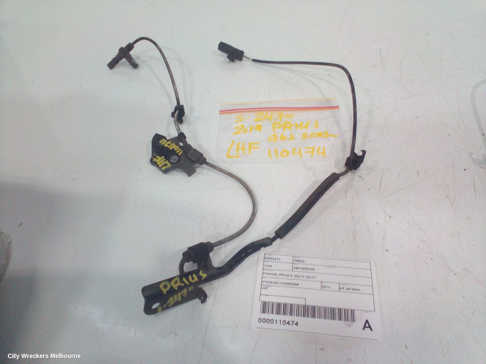 TOYOTA PRIUS ABS SENSOR, ZVW40R, PRIUS V, 05/2012 - 11/2022 - Image 1