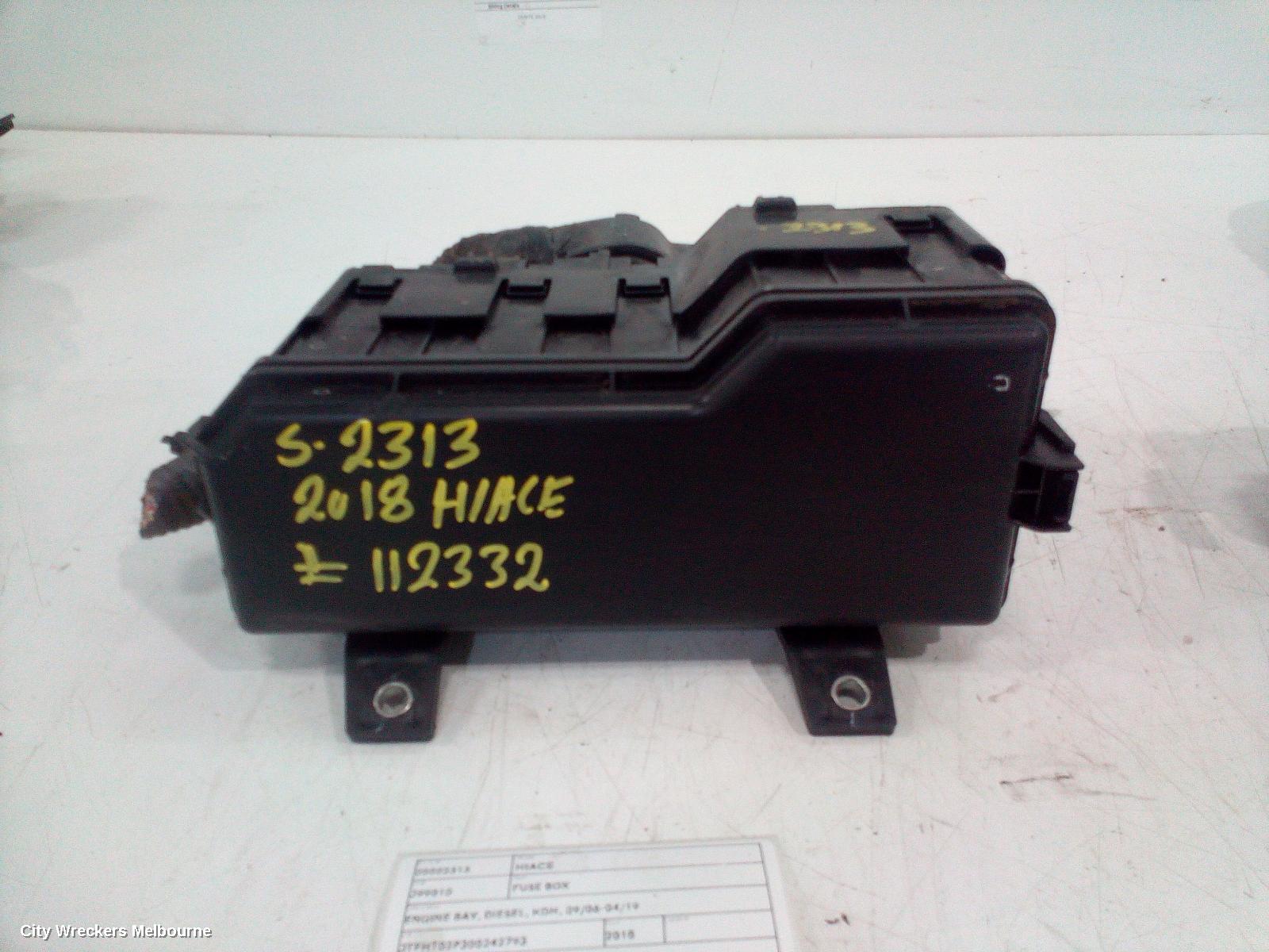 TOYOTA HIACE FUSE BOX, ENGINE BAY, DIESEL, KDH, 09/2006 - 04/2019 - Image 1