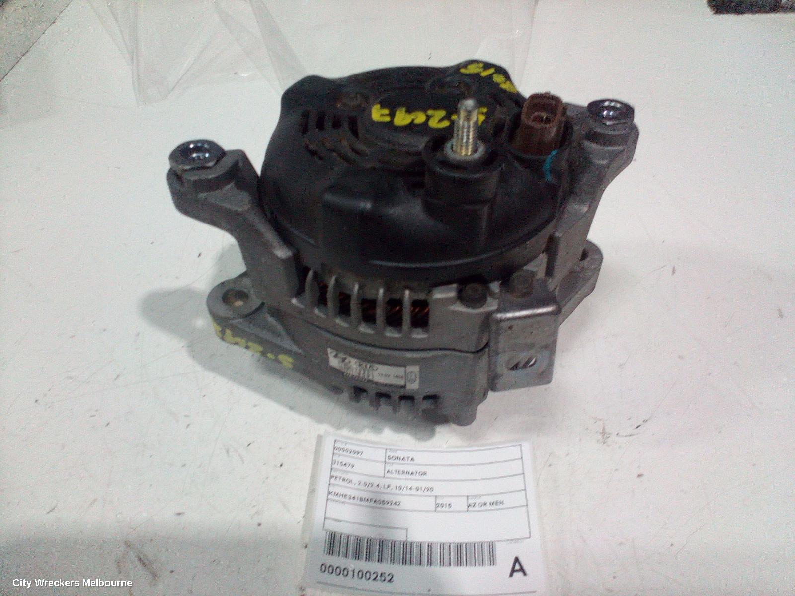 HYUNDAI SONATA ALTERNATOR, PETROL, 2.0/2.4, LF, 10/2014 - 01/2020 - Image 3