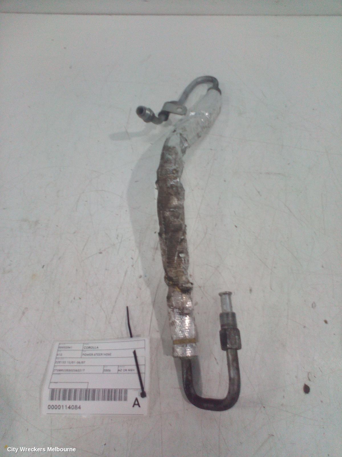 TOYOTA COROLLA POWER STEER HOSE, ZZE122 12/2001 - 06/2007 - Image 1