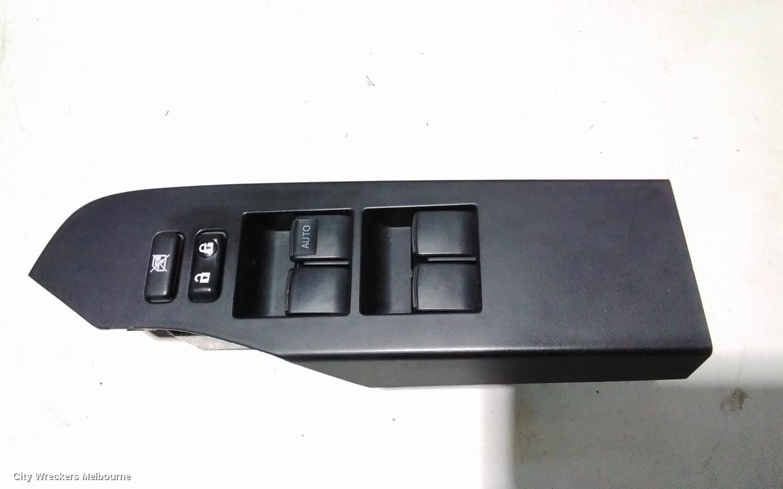 TOYOTA COROLLA PWR DR WIND SWITCH, RH FRONT (MASTER SWITCH), ZRE152/20153R, FRONT DOOR ONLY, 03/2007 - 10/2013 - Image 2