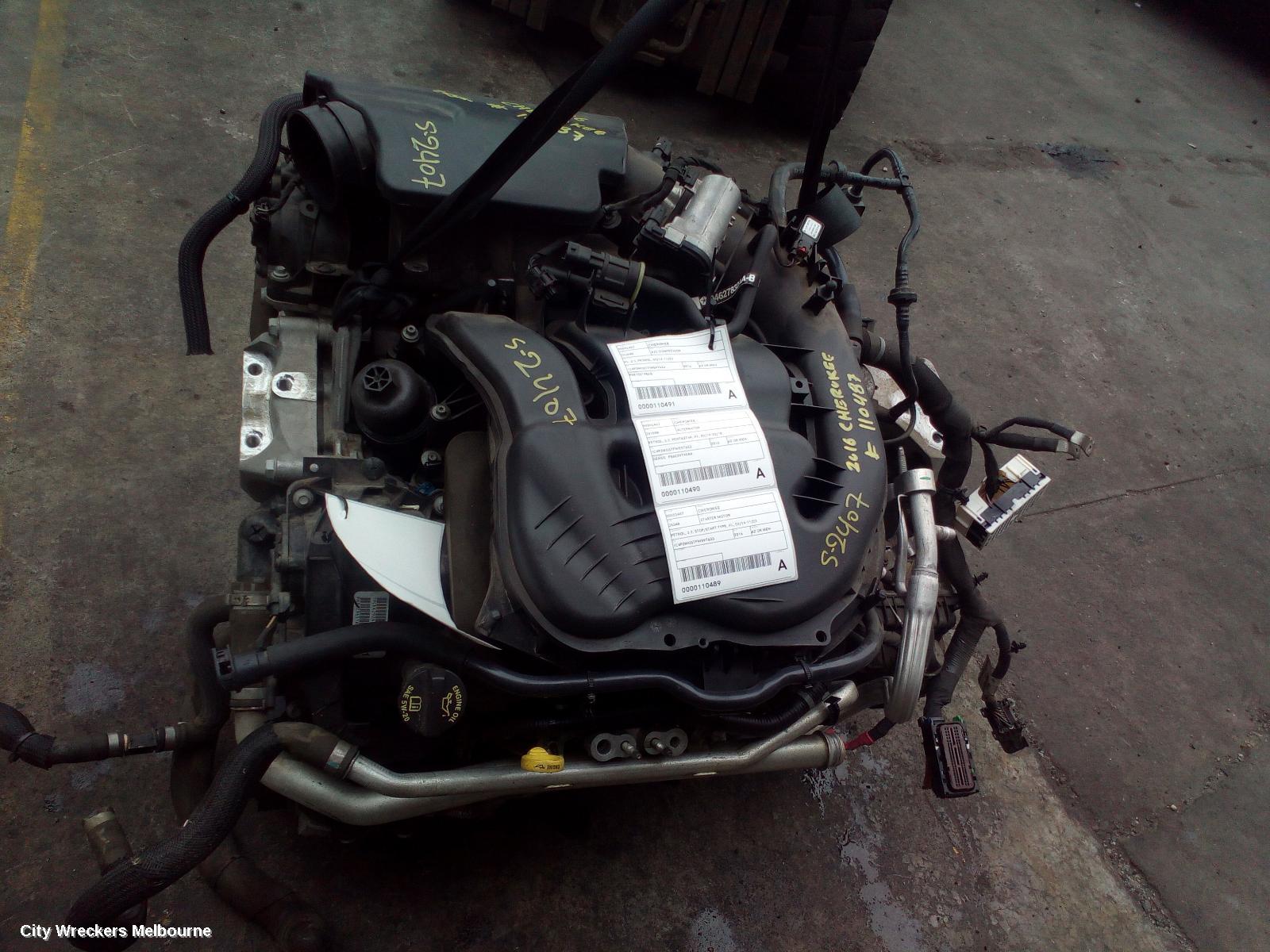JEEP CHEROKEE ENGINE, PETROL, 3.2, PENTASTAR, KL, 02/2014 - 11/2022 - Image 1