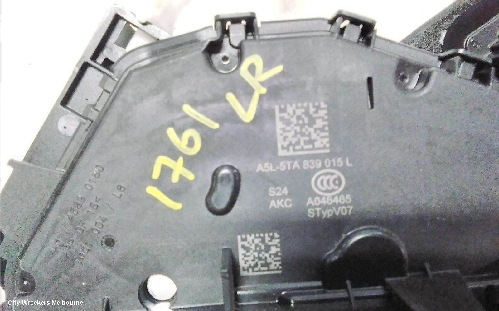 VOLKSWAGEN T-CROSS DOOR/BOOT/GATE LOCK, LEFT REAR DOOR LOCK, C1, 01/2020 ONWARDS - Image 3